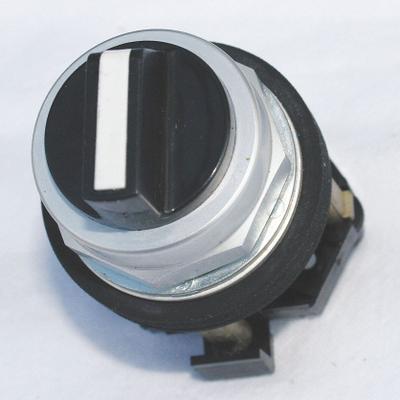 EATON Short-Handled Selector Switch: 30 mm Panel Mount Size, 3 Positions, 1D Cam - Selector-Switch Operators