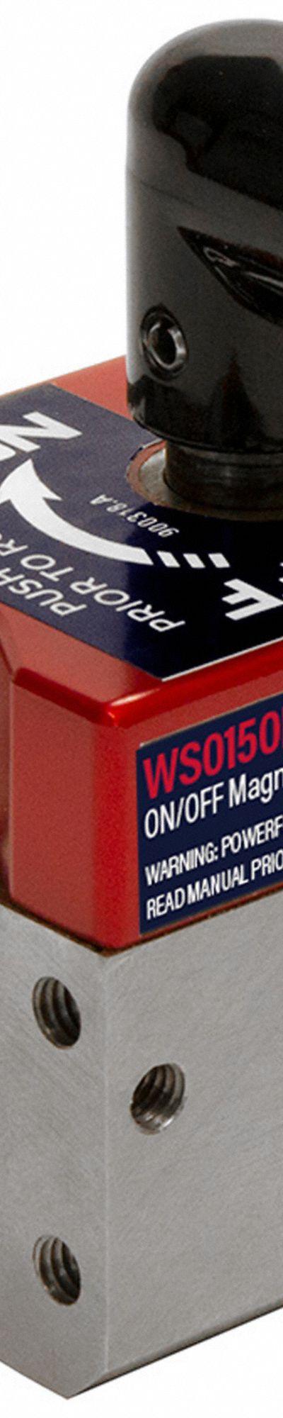 MAG-MATE Magnetic Welding Square: 90°, 150 lb Max Pull - Switchable Magnetic Welding Squares