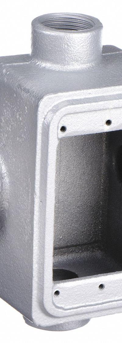 APPLETON ELECTRIC Electrical Box: Iron - Iron Weatherproof Electrical Boxes