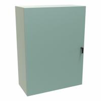HAMMOND Electrical Enclosure: Steel, 48 in x 36 in x 16 in, NEMA 12/3R/4, Solid Cover, Hinged (MPN EN4SD483616GY). Key specifications — Closure Method: Latches; Brand: HAMMOND; Knockouts: Not Included.