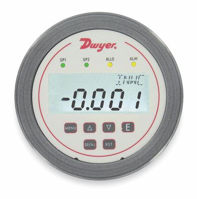 Dwyer Digital Panel Meter: 9,999 Display Span - Max, 12 V AC – 28 V AC, 12 V DC – 28 V DC - Differential Pressure Controllers