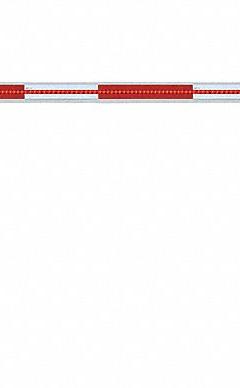 LIFTMASTER Barrier Arm: For Use With Gate Operators, 3 in Overall Ht, Red/White, Barrier Arm, Red (MPN MALED12). Key specifications — Brand: LIFTMASTER; Includes: LED; Color: Red/White; For Use With: Gate Operators; Material: Aluminum; Product Type: Barrier Arm.