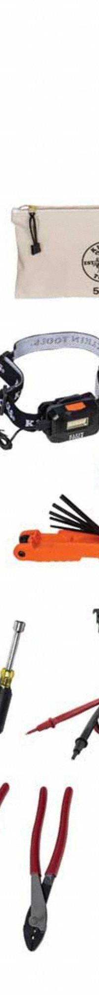 KLEIN TOOLS Electricians Tool Kit: 39 Total Pcs, Tool Backpack, 20 or more Pieces Range (MPN 80141). Key specifications — attr646319: Sockets Not Included; attr548984: (1) Fish Tape; attr548989: (1) Tongue and Groove Pliers; attr646318: SAE; attr548987: None; attr548988: None; attr548990: Folding Jab Saw; attr552361: (1) Headlamp.