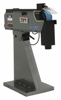 JET Belt Grinder: For Metal, 220 V, Three-Phase, 4 hp, 3 in Belt Wd, 79 in Belt Lg, Floor Standing (MPN 414615). Key specifications — attr652810: 220 V; attr652799: Belt Grinder; attr663749: Metal; attr652794: Three-Phase; attr663750: Floor Standing; attr652806: BG; attr652768: JET.