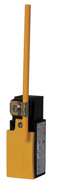 EATON Rod Actuated Limit Switch: LS-Titan Series, 1NO/1NC, Wobble Stick (MPN LS-S11S-RR). Key specifications — Brand: EATON; Manufacturer Part Number: LS-S11S-RR; Series: LS-Titan; Switch Action: Momentary/Momentary; Terminal Connection Type: Screw Terminals.
