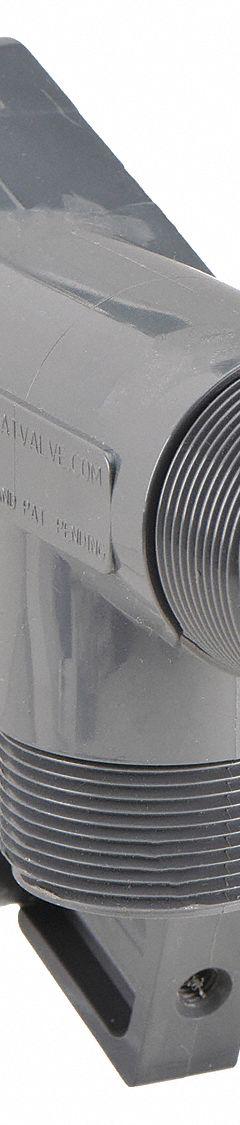 KERICK Float Valve: For Water Media, Angle Valve Body, Float Valve Body, Horizontal Piping, PVC, NPT (MPN PS150SS). Key specifications — Mounting: Horizontal Piping; Standards: Standard 169; Arm Adjustability: Adjustable; Connection Gender - Side 1: Male; Connection Gender - Side 2: Male; Brand: KERICK; Connection Type - Side 1: NPT; Connection Type - Side 2: NPT.