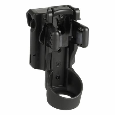 BRITE-STRIKE Holster: Clamp Mount, For 2 in Belt Wd, Black, Polymer - Flashlight Holsters & Cases