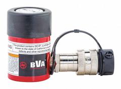 BVA HYDRAULICS Hydraulic Ram: Single Acting, 10 ton Nominal Capacity, 1 in Nominal Stroke Lg, Steel (MPN H1001). Key specifications — attr98927: BVA HYDRAULICS.