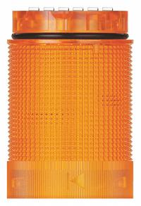 WERMA Tower Light Module: Flashing/Strobe, 24V DC, Yellow, 40 mm Overall Dia, 59 mm Overall Ht (MPN 63432055). Key specifications — Brand: WERMA; Compatible with Series: KombiSIGN 40; Lens Color: Yellow; Operating Voltage: 24V DC; Manufacturer Part Number: 63432055.