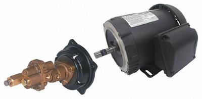 Dayton Rotary Gear Pump: Direct Drive, 1 1/2 hp Horsepower, 230/460V AC, Bronze Body - Direct-Drive Rotary Gear Pumps