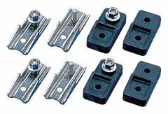 HOFFMAN Foot Kit: Mount Enclosures to a Wall, Stainless Steel (MPN CMFKSS). Key specifications — Finish: Polished; Brand: HOFFMAN; Accessory Type: Bracket Kit; Application: Mount Enclosures to a Wall; Material: Stainless Steel.