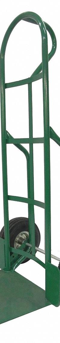 APPROVED VENDOR General Purpose Hand Truck: 800 lb, Single-Loop Handle, Green, Steel, Pneumatic (MPN 9KF39). Key specifications — Brand: APPROVED VENDOR; Color: Green.