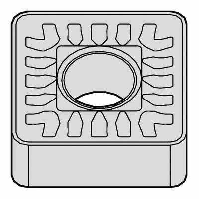 WIDIA Square Turning Insert: SNMM866SR - Square (S) Indexable Turning Inserts