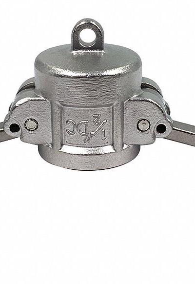 APPROVED VENDOR Dust Cap: 1/2 in Coupling Size - Type DC Stainless Steel Cam & Groove Dust Caps