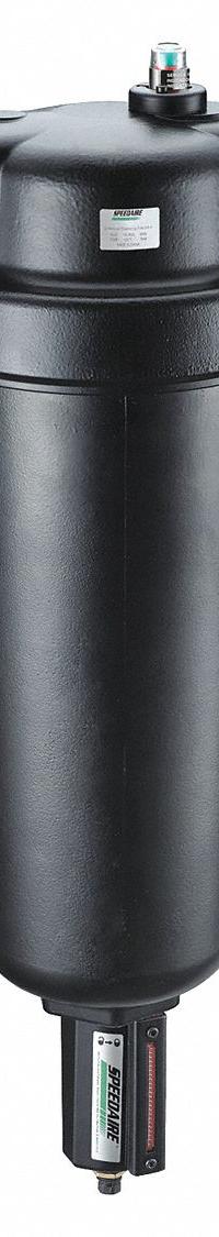 SPEEDAIRE Pneumatic Oil Filter: Coalescing, 2 in NPT, 0.01 micron, 600 cfm, 250 psi Max Op Pressure (MPN 4ZL22). Key specifications — attr110055: Heavy Duty; attr110008: SPEEDAIRE.