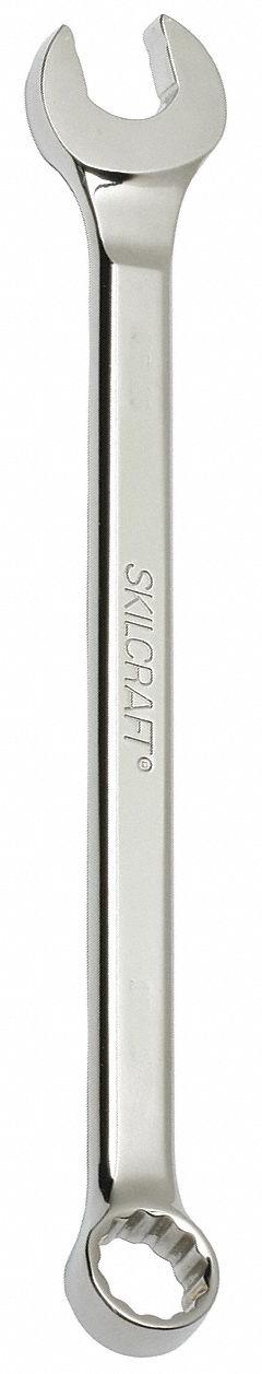 ABILITY ONE Combination Wrench: Alloy Steel, Chrome, 5/16 in Head Size, 5 3/4 in Overall Lg, Offset (MPN 5120-01-645-1907). Key specifications — attr309539: 5/16 in; attr309567: No; attr324930: ABILITY ONE.