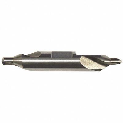 KEO Center Drill: Plain Type Hey, #2, 60°, 1 7/8 in Overall Lg - Plain-Tip Hey-Type Center Drills