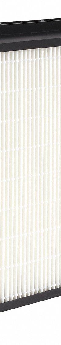 GRAINGER Minipleat Air Filter: 20 in x 20 in x 4 in, Synthetic, Plastic, Single Header, MERV 14 (MPN 2GFF6). Key specifications — Brand: GRAINGER; Frame or Header Material: Plastic; Media Material: Synthetic.