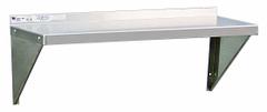 NEW AGE INDUSTRIAL Wall Shelf: 60 in x 12 in x 13 in, 60 in x 12 in, 100 lb Load Capacity, Aluminum (MPN 1127). Key specifications — Material: Aluminum; Standards: NSF; Finish: Unfinished; Brand: NEW AGE INDUSTRIAL.