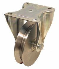 APPROVED VENDOR Plate Caster: Rigid, 8 in Wheel Dia, 1 5/16 in Wheel Wd, 9 5/8 in Mounting Ht, Slot (MPN BH-DSPK 200K). Key specifications — attr1100373: APPROVED VENDOR.