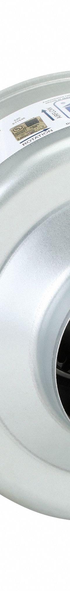 In-Line Duct Fan: 135 cfm Max., 4 in Duct, 20 W, 120V AC, 1 Ph, IP44, Galvanized Steel (MPN 45016). Key specifications — Includes: Mounting Bracket; Brand: FANTECH; Speed Controllable: Yes; High-Efficiency Motor: No; Nameplate Voltage: 120V AC; Number of Speeds: 1; Airflow @ 0.000 in SP - Range: 0 to 249 cfm; High-Efficiency Motor_Broad: Standard-Efficiency Motor.