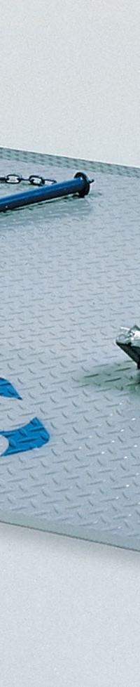 BLUFF Dock Board: 15,000 lb Load Capacity, 48 in Overall Lg, 60 in Overall Wd, Diamond Treadplate (MPN 15T6048). Key specifications — Material: Steel; Brand: BLUFF.