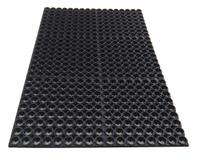 ADD-A-LEVEL Work Platform: 66 in Overall Lg, 24 in Overall Wd, 0.9 in Overall Ht, HDPE (MPN M25780). Key specifications — Color: Black; Stacking: Stackable; Compatible with Grainger Part Number: 1DPD3; Compatible with Manufacturer Model Number: A6624AG; Included Components : Mat Plugs; Material: HDPE; Tread Type: Antifatigue Mat; Brand: ADD-A-LEVEL.