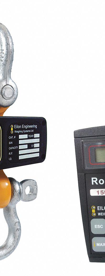 RON CRANE SCALES Crane Dynamometer: 10,000 lb Wt Capacity - Dynamometers