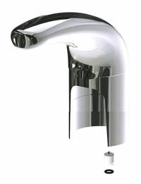 CHICAGO FAUCETS Spout: Spout, Arc, Std Spout, Brass, Polished Chrome, Laminar, 5 1/2 in Spout Reach (MPN 240.724.AB.1). Key specifications — Product Type: Spout; Spout Style: Standard; Body Material: Brass; Color/Finish: Polished Chrome; Brand: CHICAGO FAUCETS.