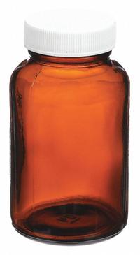 APPROVED VENDOR Sampling Bottle: 125 mL, 38-400 mm, Amber, Semi-Volatile Organics, 24 Bottles (MPN 3UDD6). Key specifications — attr1370671: APPROVED VENDOR; attr1370712: No; attr1370699: Semi-Volatile Organics; attr1370703: Amber; attr1370700: 38-400 mm.