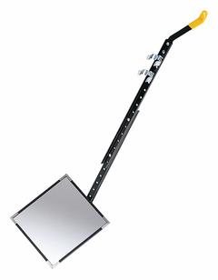 SEE ALL INDUSTRIES Inspection Mirror: 12 in L x 12 in W Mirror Size, Mirr. Mat. Acrylic (MPN DUC-PLX1212F). Key specifications — attr1004918: SEE ALL INDUSTRIES; attr1004923: Metal; attr1016088: Wheels Included.