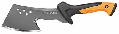 FISKARS Hatchet: 18 in Overall Lg, 9 in Cutting Edge Lg, 1.1 lb Head Wt, Steel - Hatchets