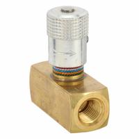 PARKER Needle Valve: 5 gpm Max Flow Rate, 1/4 in NPT, 1/4 in NPT, 2,000 psi Max Pressure, Brass (MPN N400B). Key specifications — attr1018158: Manual; attr1018114: Rotary Knob; attr1018116: Brass; attr1018117: PARKER.