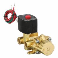 REDHAT Solenoid Valve: 4-Way, 1/4 in Pipe Size, 110V AC/120V AC, Explosion Proof/Watertight (MPN EF8344G070120/60,110/50DA). Key specifications — Pipe Size: 1/4 in; Voltage: 110V AC; Brand: REDHAT; Coil Enclosure: Explosion Proof.