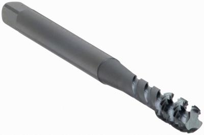 OSG Screw Thread Insert STI Tap: Spiral Fute, #4-48 UNF, H2 / 2B-3B, 3 Flute - Spiral-Flute STI Taps for Steel & Stainless Steel