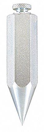 JOHNSON LEVEL Plumb Bob: Steel, 8 oz Wt, Inch Measurements, Hex Shape - Steel Plumb Bobs
