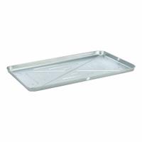 DIVERSITECH Condensate Drain Pan: Steel, 48 in L x 27 in W x 5/8 in D, 3/4 in PVC Discharge (MPN 6-M2748). Key specifications — Brand: DIVERSITECH; Color: Silver.