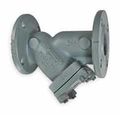 MUELLER STEAM SPECIALTY Y Strainer: 3 in, Flanged, Perforated, 0.062 in Screen Size, Stainless Steel (MPN 3 782 SS-N flanged end). Key specifications — Brand: MUELLER STEAM SPECIALTY; Seal Material: 316 Tanged Graphoil; Manufacturer Part Number: 3 782 SS-N flanged end; Screen Material: 304 Stainless Steel.