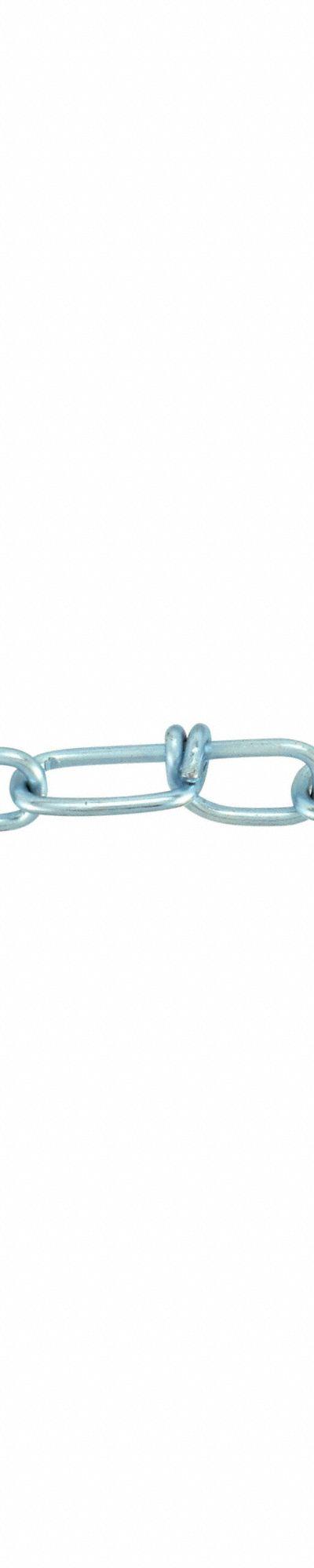 DAYTON Double Loop Chain: 3 in Chain Trade Size - Light-Duty Jack Utility Chains