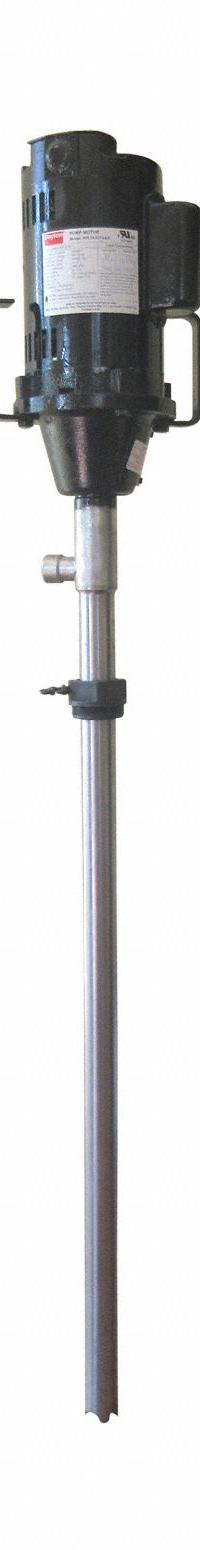 DAYTON Electric Drum Pump: Pump with Hose, 1/3 hp HP, 115 V AC, 9.5 gpm, 1,000 cps Max. Viscosity (MPN 5UWF7). Key specifications — Brand: DAYTON; Suction Tube Material: SS.