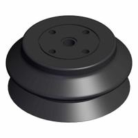SMC Vacuum Pad: Bellows, w/o Adapter, 5 mm Pad Dia, NBR, Black, 50, 47.5 mm Pad Ht, ZP (MPN ZP100HBN). Key specifications — attr1019101: ZP100HBN; attr1019103: SMC; attr1019107: 50.