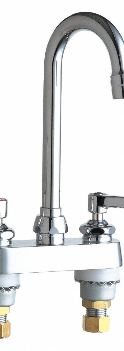 CHICAGO FAUCETS Gooseneck Bar Faucet: 895 - Centerset Bar Sink Faucets