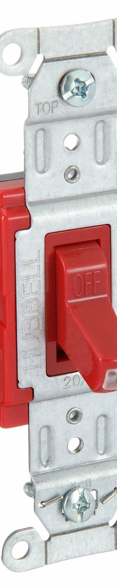 HUBBELL Wall Switch: Toggle Switch - Toggle Wall Switches