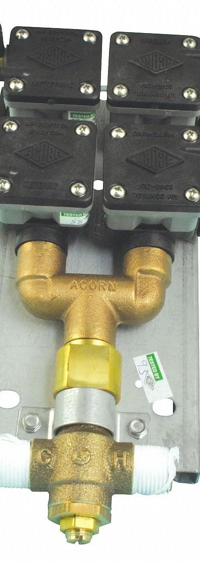 ACORN Air Control Valve: Brass/Plastic - Air Control Valves for Wash Fountains