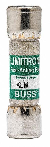 BUSSMANN Fuse: KLM Series, Midget, Fast-Acting, 4 A, 600 V AC, 600 V DC, 13/32 in x 1 1/2 in (MPN KLM-4). Key specifications — attr1287209: KLM; attr211192: BUSSMANN.