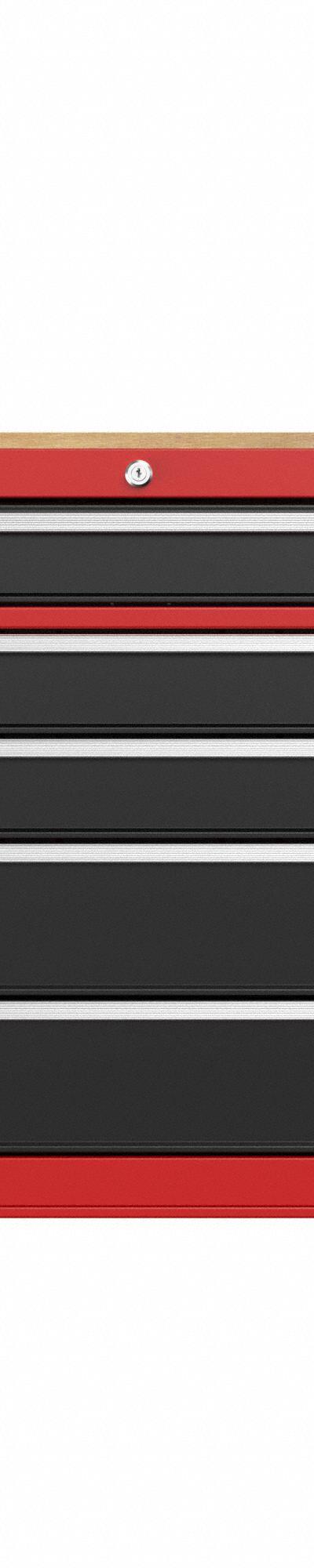 CRAFTSMAN Tool Cabinet: Red / Black Drawer - Heavy-Duty Rolling Tool Cabinets