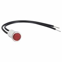 APPROVED VENDOR Flush Panel Light: 12 mm Panel Mounting Hole Dia, Incandescent, Flush Head (MPN 20C840). Key specifications — Brand: APPROVED VENDOR; Electrical Connection: 6 in Wire Leads.