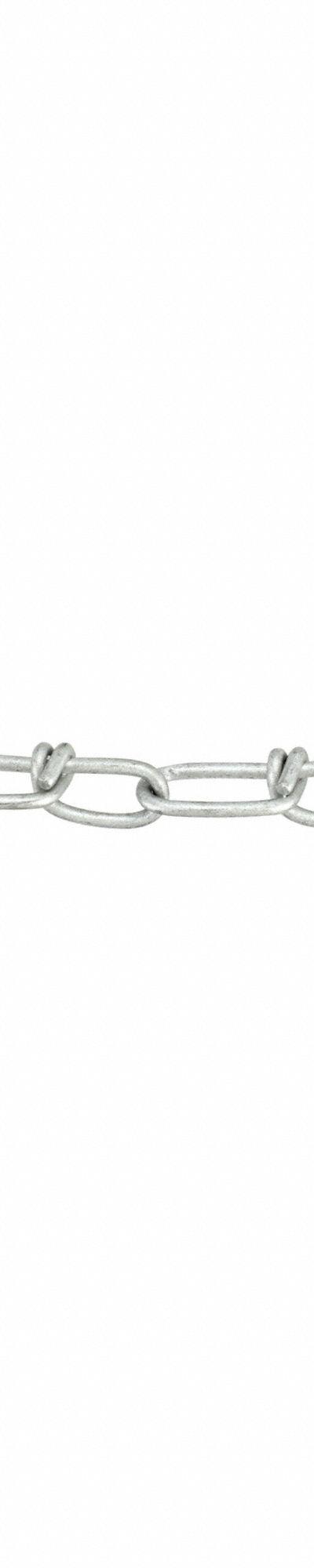 DAYTON Double Loop Chain: 4 in Chain Trade Size - Light-Duty Jack Utility Chains