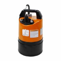 TSURUMI Dewatering Pump: 2/3 hp, 59/250 in Max. Dia. Solids, Continuous Duty, 115V, 39 ft Max. Head (MPN 183A75). Key specifications — Shaft Seal Material: Silicone; Switch Actuation: Manual; Impeller Material: Urethane Rubber; Rated Voltage: 115V; Volute Material: Rubber; Brand: TSURUMI.