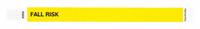 ID Wristband: Fall Risk, 10 in Overall Lg, 3/4 in Overall Wd, Tyvek®, Yellow, 500 PK (MPN ALR-TP-34). Key specifications — attr1085229: Yellow; attr1126094: Yellow.